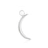 Silver Moon Pavé Earring Charm